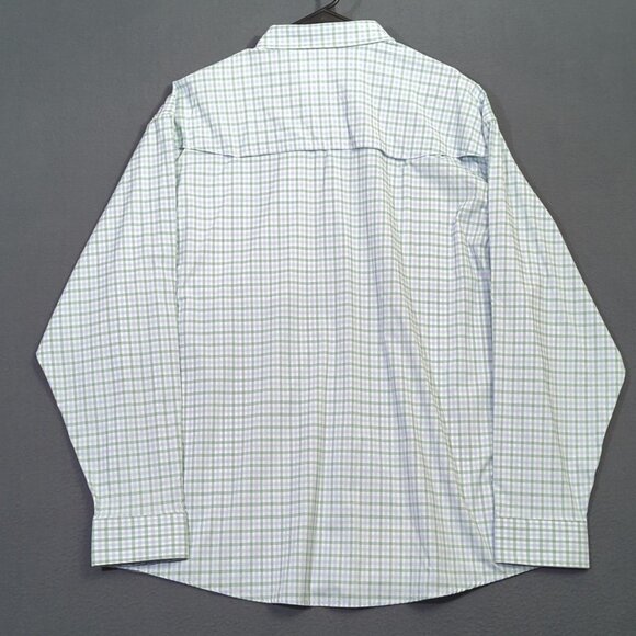 Poncho Shirt Men's XXL Multicolor Long Sleeve Button Up Magnetic Pockets - Picture 8 of 11